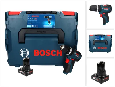 Zdjęcie produktu dla Bosch GSB 12V-35 Profesjonalna akumulatorowa wiertarko-wkrętarka udarowa 12 V 35 Nm bezszczotkowa + 1x akumulator 6,0 Ah + L-Boxx - bez ładowarki