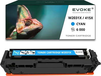 Produktbild von Toner für HP W2031X / CRG-415XC.K W2031X / CRG055 Blau (cyan) | Ersatz für M479fdw M479fdn M479dw M454dn M454dw