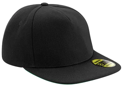 Obrázok produktu pre Beechfield – „Original“ snapback čiapka s plochým šiltom LT1320 (jednotná veľkosť) (čierna)