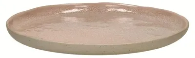 Produktbild von Pomax Spiro Dessertteller aus Steinzeug, Puderrosa, Ø 21 cm