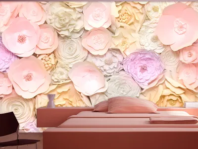 Produktbild von Vlies Fototapete Blumen 400x280 cm Tapeten Wandtapete XXL Rosen Pfingstrosen Päonie b-B-0281-a-a