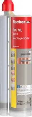 Produktbild von fischer Montagemörtel 360 S 6 Stk