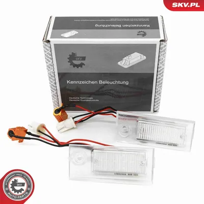 Image de eclairage de plaque d'immatriculation LED AUDI A6 80 B4 100 C1, 4A0943021, complet