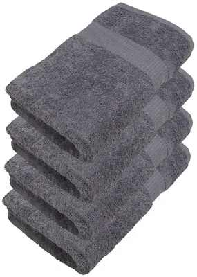 Produktbild von 4er Pack Handtücher 50 x 100 cmMIA-A00-HAT-50x100-SILBERGRAU-4
