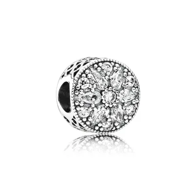 Produktbild von PANDORA Damen-Charm Strahlende Liebesblüte 925 Silber Zirkonia transparent - 791762CZ