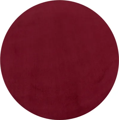 Produktbild von Moderner Wohnzimmer Teppich Kurzflor Waschbar Weich Felloptik Anti-Rutsch Grösse 160 cm Rund