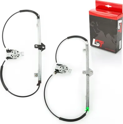 Produktbild von 2x Fensterheber manuell vorne links rechts für VW GOLF 2 JETTA PASSAT 32B POLO