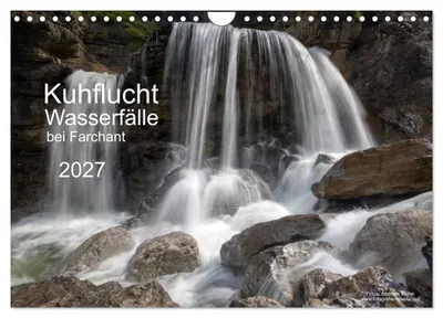 Produktbild von Kuhflucht Wasserfälle bei Farchant (Wandkalender 2027 DIN A4 quer), CALVENDO Monatskalender