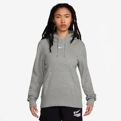 Produktbild von Nike NSW Phoenix Fleece - Damen Hoodie - Dark Grey Heather/Sail Dark Grey Heather/Sail S