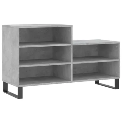 Produktbild von Schuhregal Betongrau 102x36x60 cm Holzwerkstoff