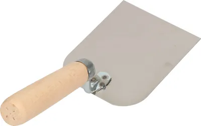 Immagine prodotto di KOTARBAU® Frattazzo per muratori in acciaio inox 128 mm x 100 mm con manico in legno Frattazzo per intonacatori Frattazzo per intonaci Frattazzo quadrato Frattazzo per intonacatori Indispensabile per i lavori di muratura