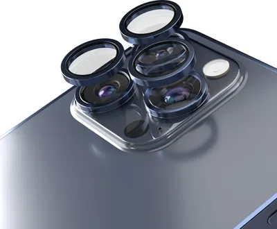 Obrázok produktu pre Etteri Ochrana objektívu fotoaparátu pre iPhone 15 Pro / 15 Pro Max Modrá
