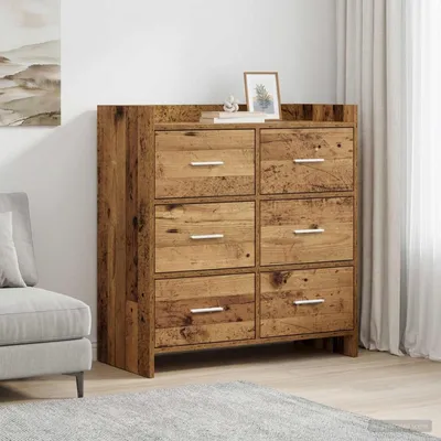 Produktbild von vidaXL Sideboard Altholz 75 x 33 x 80 cm Holzwerkstoff