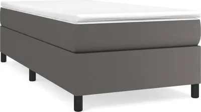 Immagine prodotto di Struttura letto grigia 90x200 cm in Pelle finta