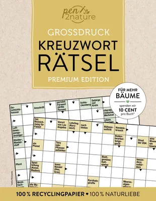 Produktbild von Großdruck Kreuzworträtsel