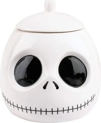 Immagine prodotto di Nightmare Before Christmas - Barattolo di vetro PM3819 (Taglia unica) (Bianco/Nero)