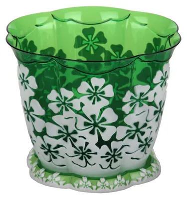 Produktbild von 1,5L Blumentopf Blumenkübel Topf Kräuter Pflanzen Terrasse Veranda Datscha Deko