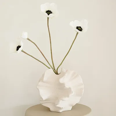Produktbild von Indore Home – Korallenvase M – Keramikvase – Deko-Accessoires – Weiß