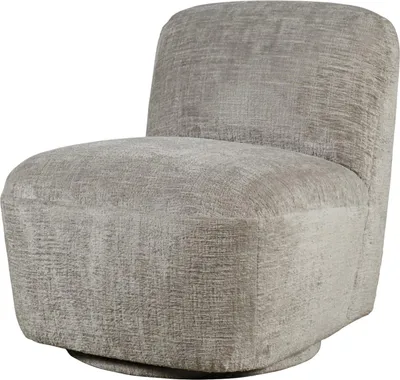 Obrázok produktu pre FURNLUX Kreslo Leith Grey 68cm / Hlavná farba: sivá / Rozmery: 68 x 76 x 78 cm