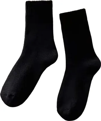 Produktbild von Dicke, warme Winterstricksocken für Damen, fleecegefütterte Plüschsocken, Thermosocken, knöchelhoch, Stiefelsocken