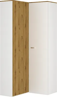 Produktbild von nabbi Ecke Atrium Schrank Bristol CW-2D - weiße Eiche Handwerker