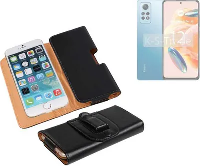 Produktbild von K-S-Trade Schützhülle Handyhülle kompatibel mit Xiaomi Redmi Note 12 Pro 4G Holster Gürtel Tasche Schutzhülle Handy-Tasche Smartphone Case
