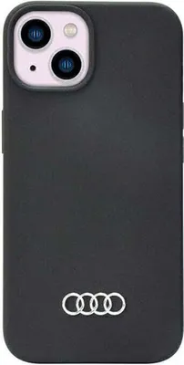 Immagine prodotto di Audi Custodia in silicone Iphone 14 / 15 / 13 6.1 Nero/Nero Custodia rigida Au-Lsrip14-Q3/D1-Bk