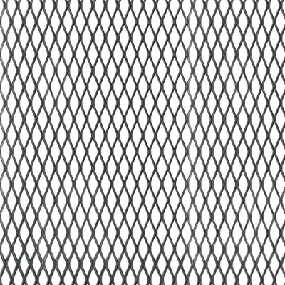 Image de Alberts 465896 Tôle de métal déployé, aluminium, aluminium, anodisé noir, 250 x 500 x 1 mm