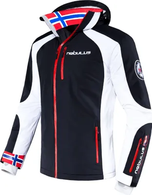 Produktbild von Nebulus Skijacke DAVOS Herren, Outdoorjacken , Funktionsjacke , Q679 - Herren, schwarz-weiss, 3XL