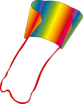Produktbild von HQ Stabloser Drachen Pocket Sled Rainbow