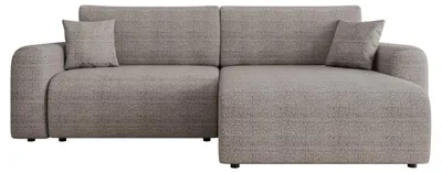 Produktbild von MIRJAN24 Ecksofa Floryn L, Polsterecke, L-Form Schlafsofa, Eckcouch mit Bettkasten (Farbe: Taro 25)
