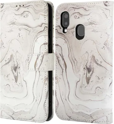 Zdjęcie produktu dla imoshion Design Bookcase dla Samsung Galaxy A20e - Sandy Marble