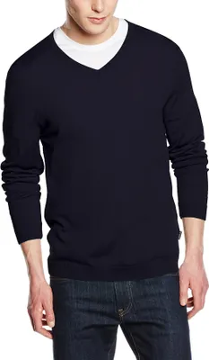 Produktbild von V Pullover für Herren in marineblau