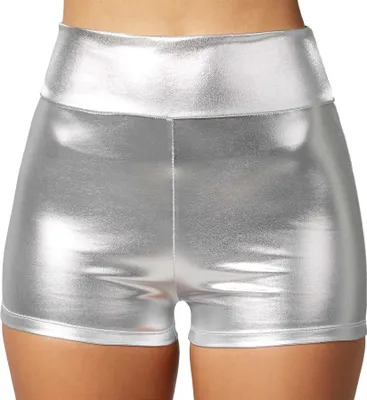 Produktbild von Metallic-hotpants - silber, M