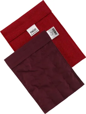 Produktbild von FRIO GROßE Diabetiker Insulin Kühltasche 14 x 19 cm rot | Für bis zu 4 Insulin Pens | Kühlt mit kaltem Wasser I Keine Kühlakkus notwendig | Wiederverwendbar