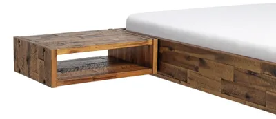 Nachttisch Jago Akazie Vintage Brown im Industrial-Loft-Design – Ansicht 1