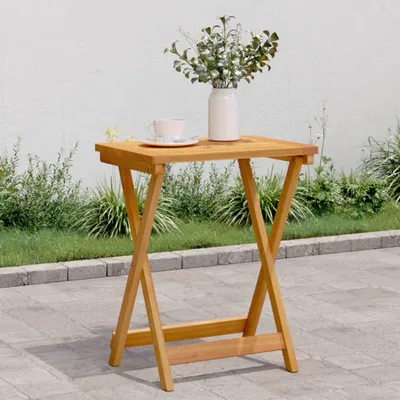 Image de Meubles Table de jardin pliante 50x36x60 cm Bois massif Acacia - Tables de jardin 364895