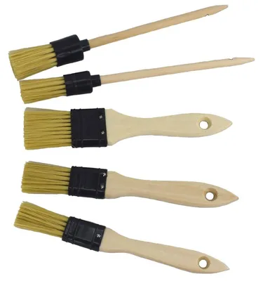 Produktbild von Pinsel Set 5tlg. 3 Flachpinsel 2 Rundpinsel Basic