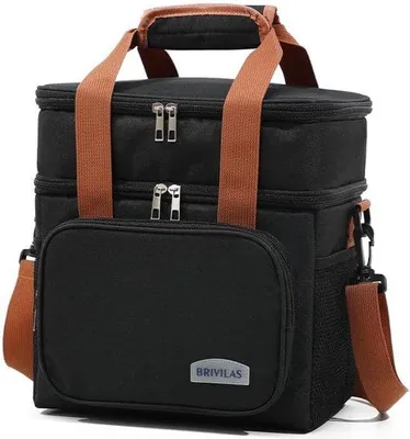 Produktbild von Famanu Kühltasche klein, 12,5 l, faltbar, tragbar, wasserdicht, schwarz