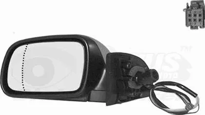 Produktbild von VAN WEZEL 4040817 Außenspiegel Seitenspiegel Links passend für PEUGEOT 307 CC (3B) Konvex Beheizt Grundiert