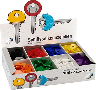 Obrázek produktu pro Wedo 262 8025, Různé barvy, Plast, 25 mm, 20 mm, 200 kusů