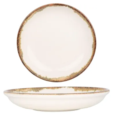Productafbeelding van Kütahya Porselein Diepe Schaal - Fluer Amber - Porselein - 21 cm (700cc)