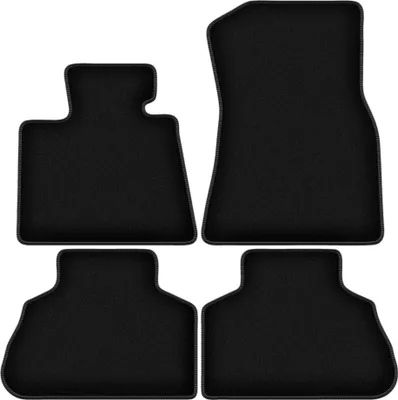 Immagine prodotto di Tappetini in velluto per BMW X5 G05 (2018-, SUV) neri, set 4 pz, con fissaggi
