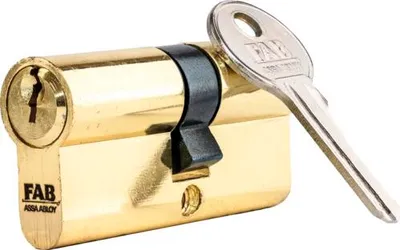 Obrázek produktu pro Bezpečnostní cylindrická vložka FAB 1, 30+35,3 klíče, H100M3035SS3K.B