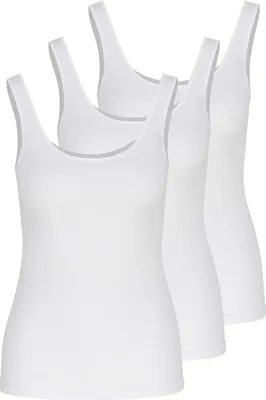 Produktbild von Nina von C. 3er Pack Daily Unterhemd / Top Im klassischen Design, Perfekte Passform, Angenehm auf der Haut