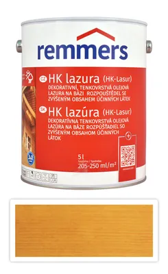Obrázek produktu pro REMMERS HK lazura - ochranná lazura na dřevo pro exteriér 5 l Dub světlý