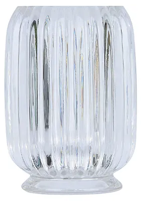 Produktbild von Make-up Pinselhalter Vintage gestreift, transparent, Organizer für Kosmetik