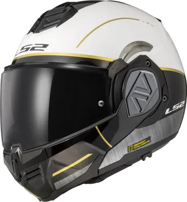 Produktbild von LS2 FF906 Advant Iron Helm, weiß matt/schwarz, M (57/58)