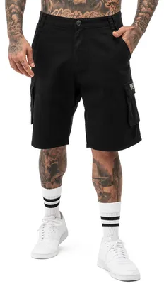Produktbild von Lonsdale Herren Cargoshorts Normale Passform BALRATH, Black/Grey, XXL, 117491
