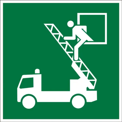 Produktbild von Dreifke® Rettungszeichen, Notausstieg E017 | Folie selbstklebend, langnachleu...